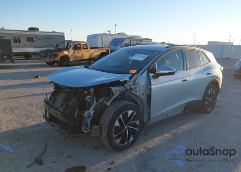 2022 Volkswagen Id.4 Pro из США, поврежденный, VIN WVGRMPE2XNP067228